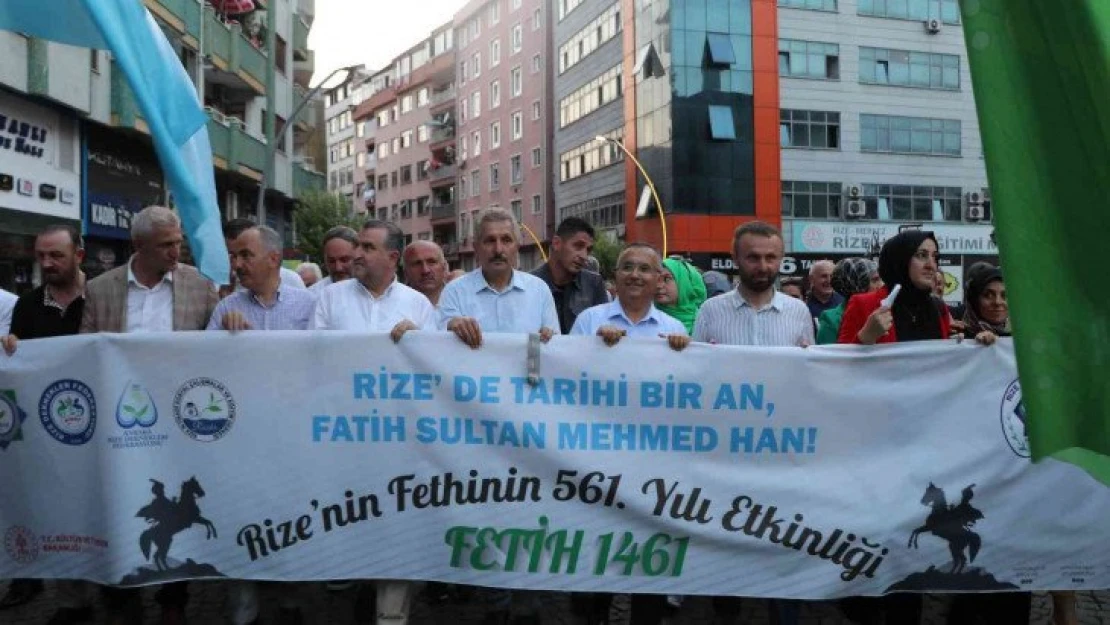 ­ Rize'nin Fethi'nin 561'inci yılı kutlandı