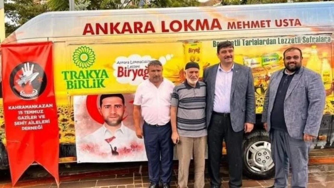 15 Temmuz şehidi Lokman Biçinci adına lokma dağıtıldı