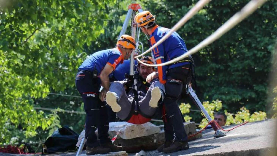 732 personel ve 149 araçla aksiyon sahnelerini aratmayan tatbikat