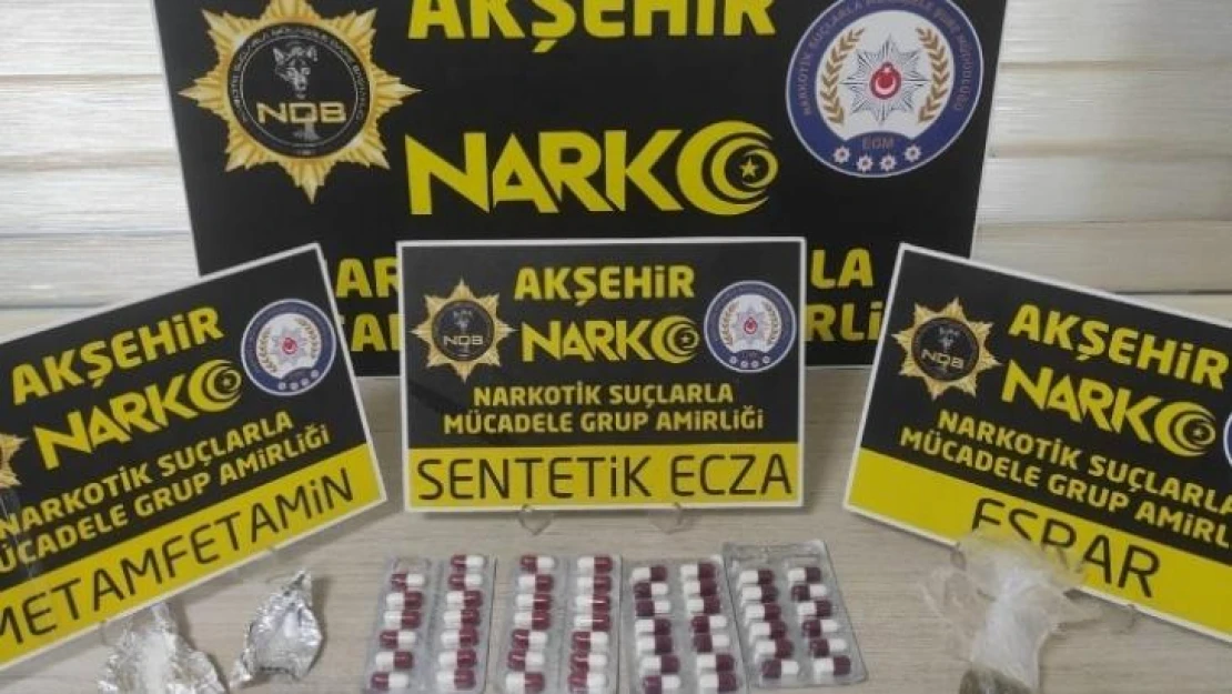 Akşehir'de uyuşturucu operasyonu: 14 gözaltı