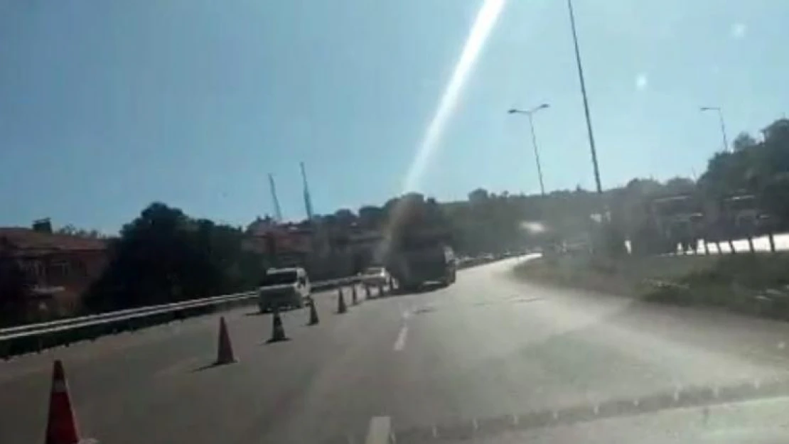 Ankara'da kamyon sürücüsü adeta trafik terörü estirdi