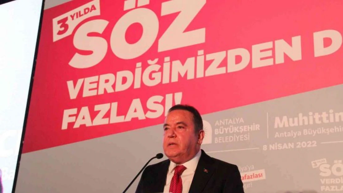 Başkan Böcek: 'Görev sürem dolmadan 77 değil, 142 projeyi bitireceğiz'