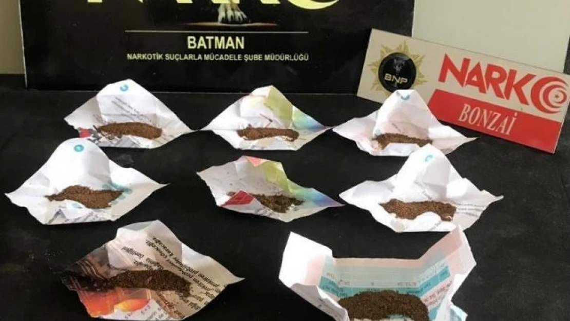 Batman'da eş zamanlı uyuşturucu operasyonu: 21 gözaltı