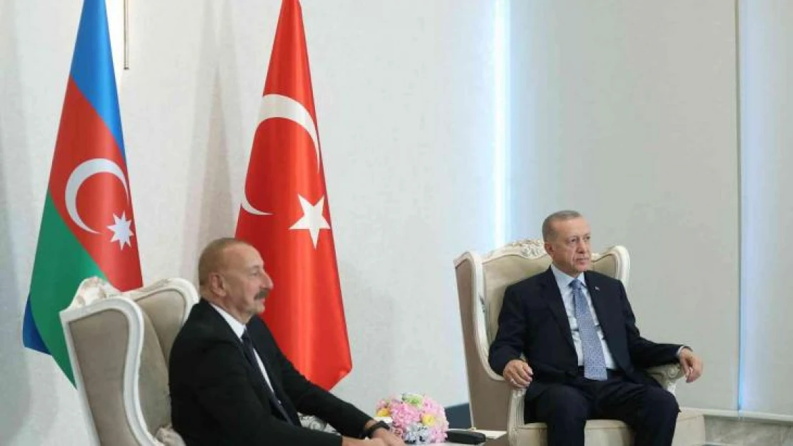 Cumhurbaşkanı Erdoğan, Aliyev ile görüştü