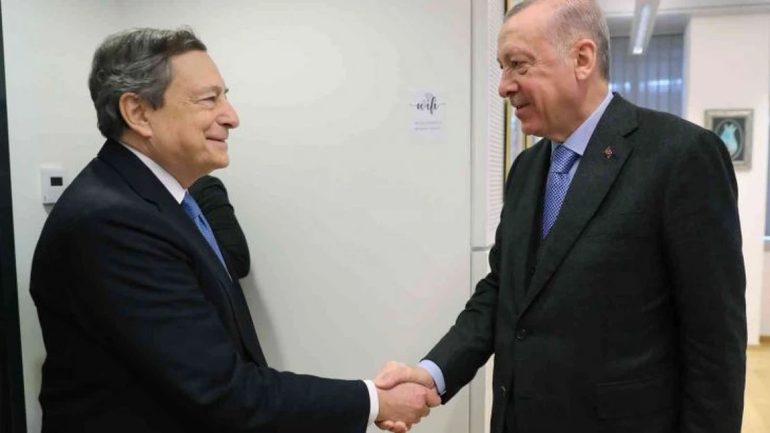 Cumhurbaşkanı Recep Tayyip Erdoğan'ın İtalya Başbakanı Mario Draghi ile Brüksel'deki görüşmesi başladı.