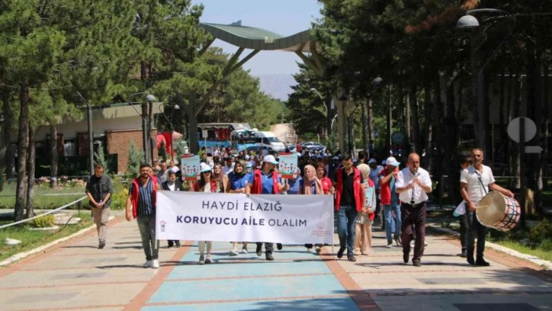 Elazığ'da 30 Haziran Koruyucu Aile Günü yürüyüşü düzenlendi