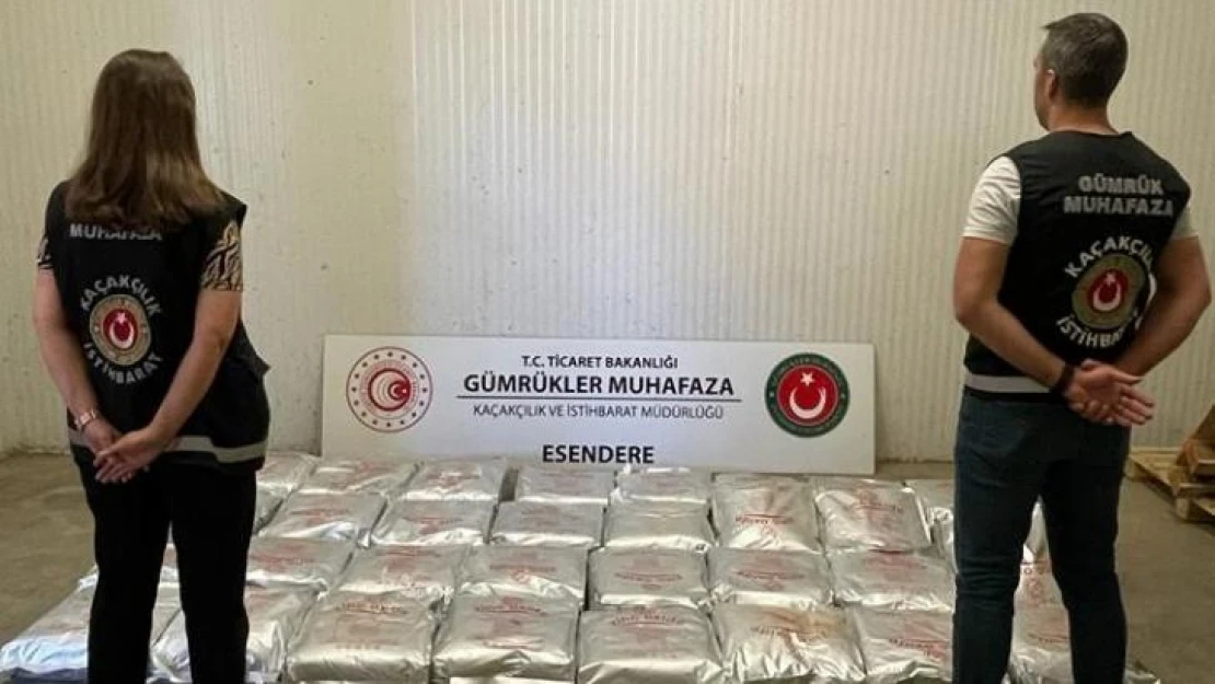 Esendere Gümrük Kapısı'nda yarım ton eroin ele geçirildi