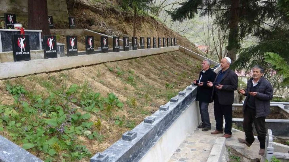 Giresun'da Harşit Çayı şehitlerine vefa