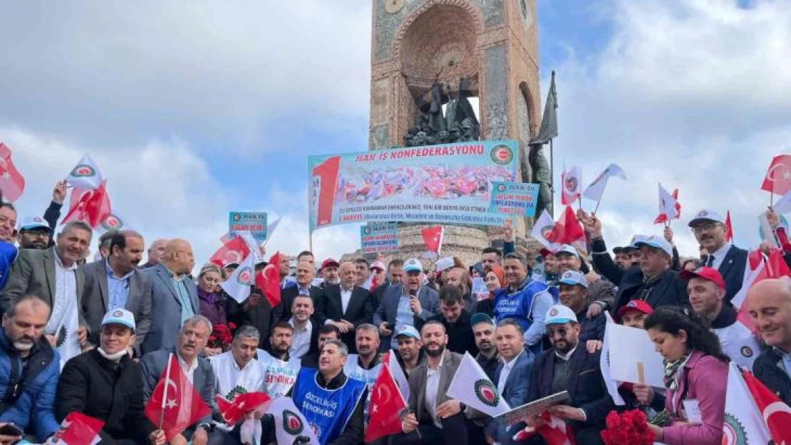 HAK-İŞ Taksim'de