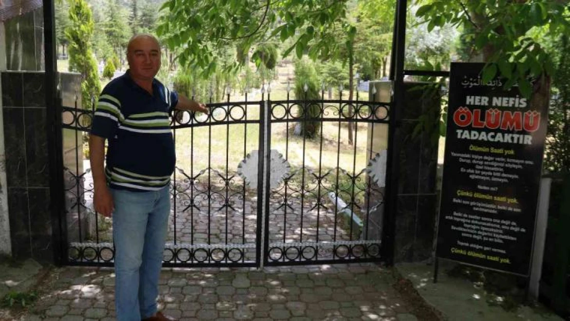 Hırsızlar çaldı, mahalleli kendi imkanlarıyla yeniden taktı