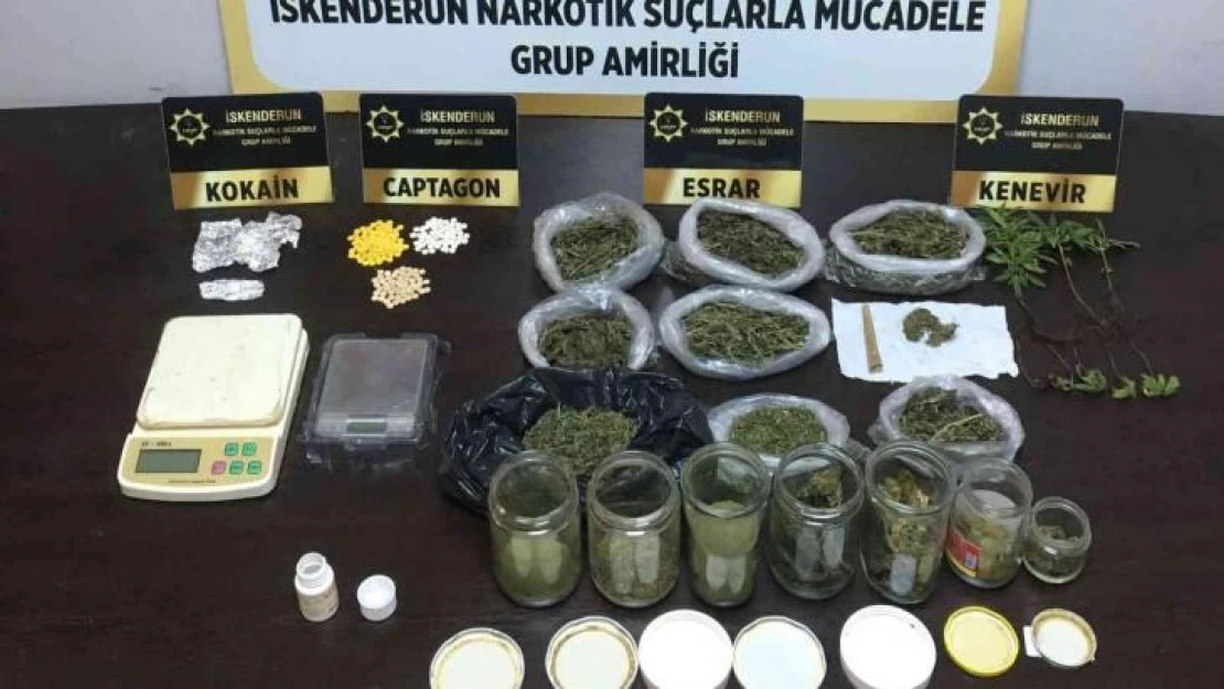 İskenderun'da uyuşturucu operasyonu: 4 gözaltı