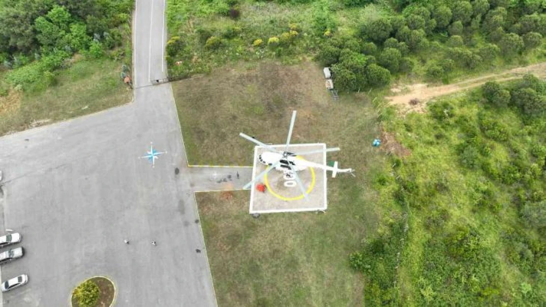 İstanbul'da helikopter destekli nefes kesen yangın söndürme tatbikatı