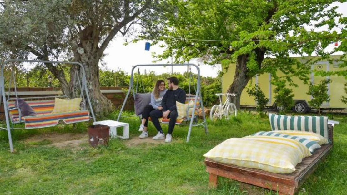 İzmir'deki kamp alanlarında bayram yoğunluğu