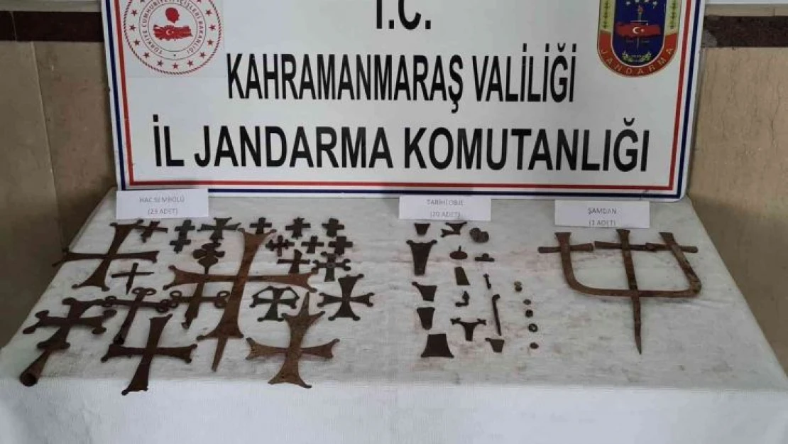 Kahramanmaraş'ta 44 adet tarihi eser ele geçirildi