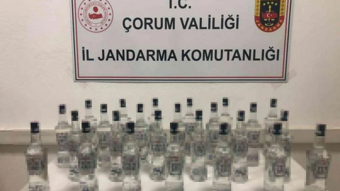 Kargo ile kaçak içki taşıyan zanlı suçüstü yakalandı