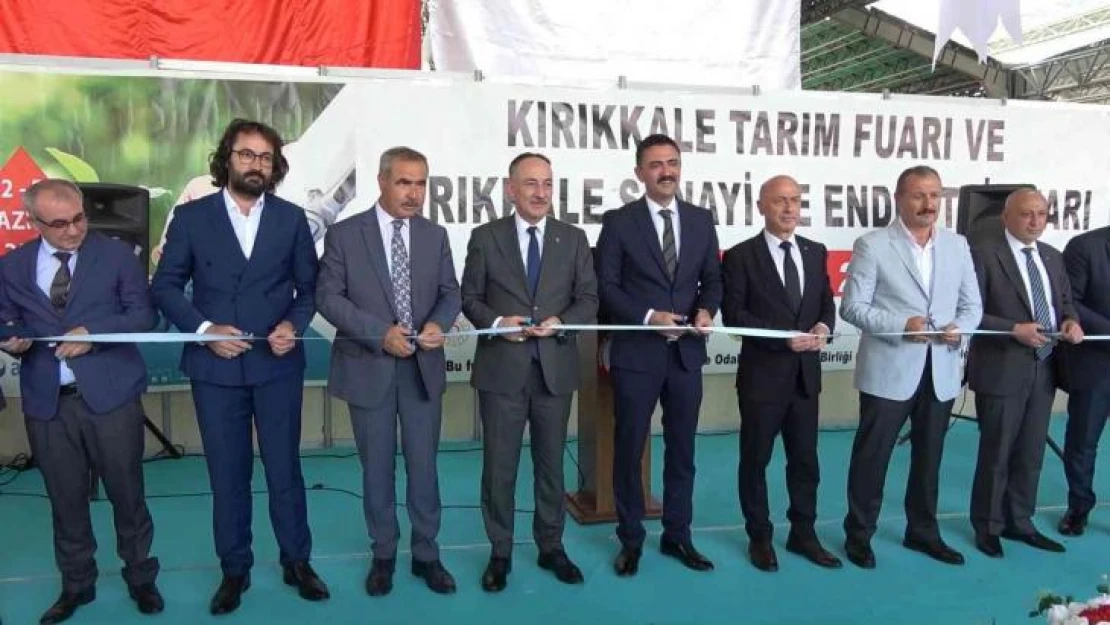 Kırıkkale'de 4. Tarım, Hayvancılık ile Sanayi ve Endüstri Fuarı açıldı