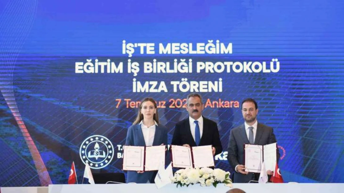 MEB'ten İş'te Mesleğim Eğitim İş Birliği Protokolü