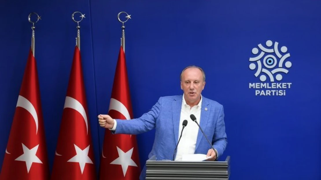 Memleket Partisi Lideri İnce'den seçim gecesi iddialarına cevap