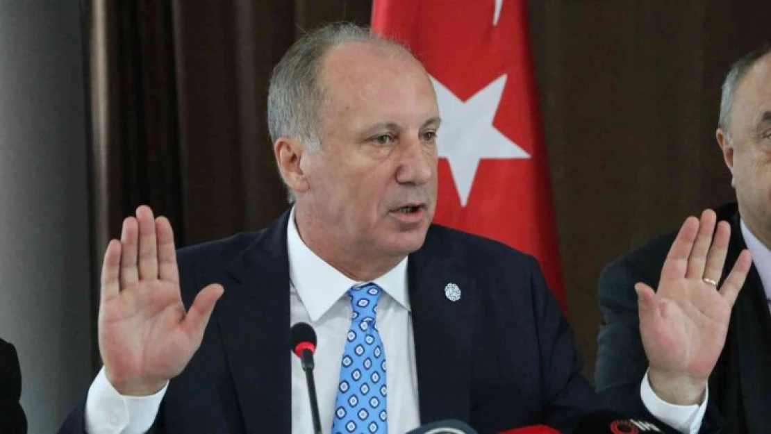 Muharrem İnce'den altılı masaya eleştiri bombardımanı
