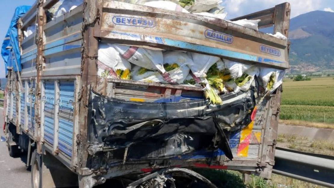 Osmaniye'de feci kaza: 1 ölü, 1 yaralı