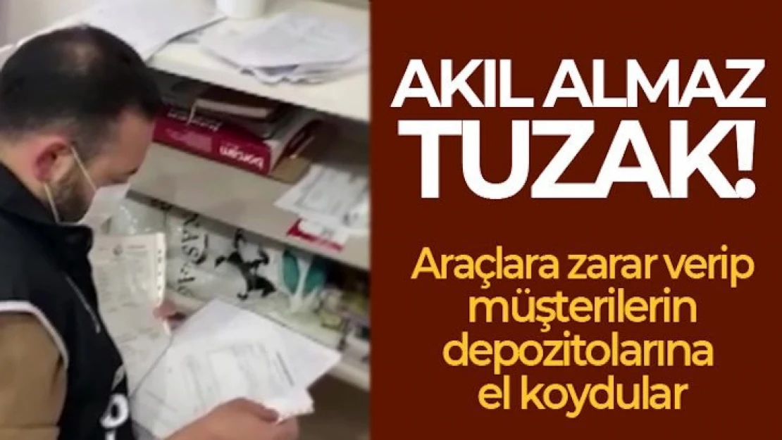 Rent a car firmalarından akıl almaz tuzak: Araçlara zarar verip müşterileri dolandırmışlar