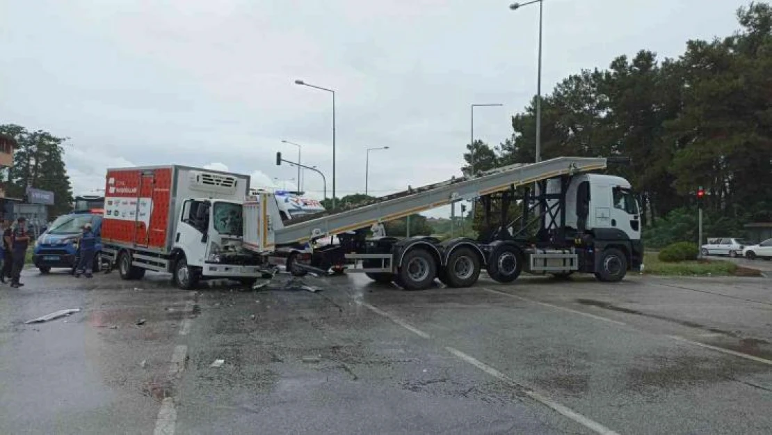 Samsun'da trafik kazası: 1 yaralı