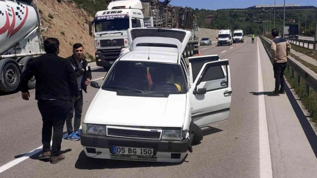 Samsun'da trafik kazası: 2 yaralı