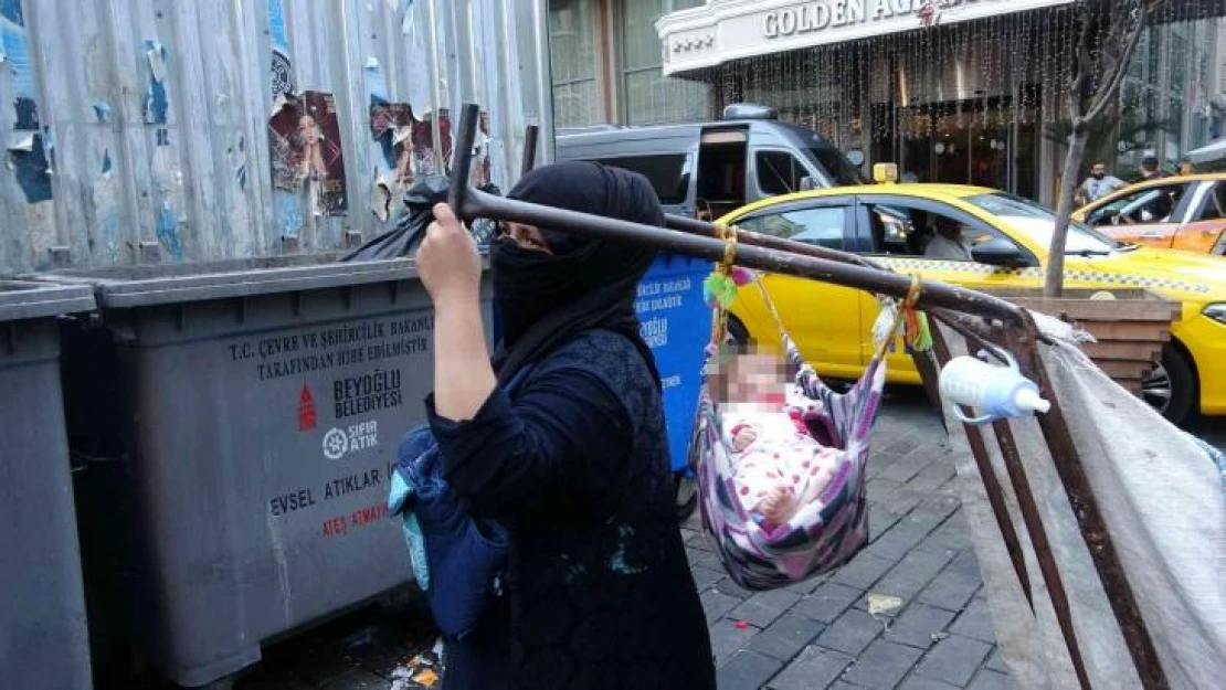 Taksim'de dilenci kadından basın mensubuna 'Seni bir daha burada görmeyeceğim' tehdidi