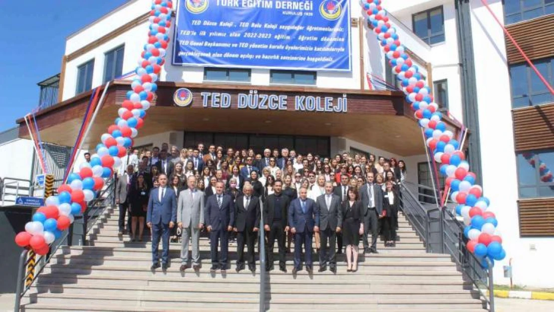 TED Koleji Düzce ve Bolu okulları açılışı yapıldı