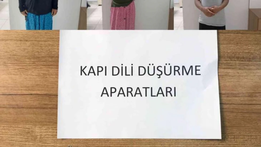 Tunceli'de hırsızlık yapmak isteyen 3 kadın suç aletleriyle yakalandı