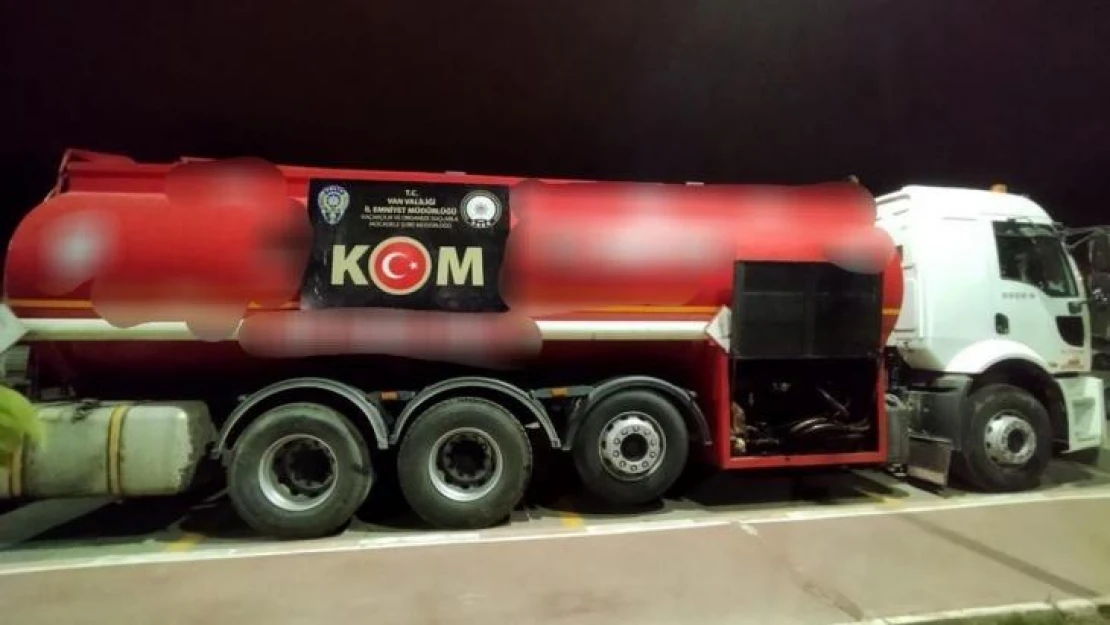 Van'da 14 ton 400 litre karışımlı akaryakıt ele geçirildi