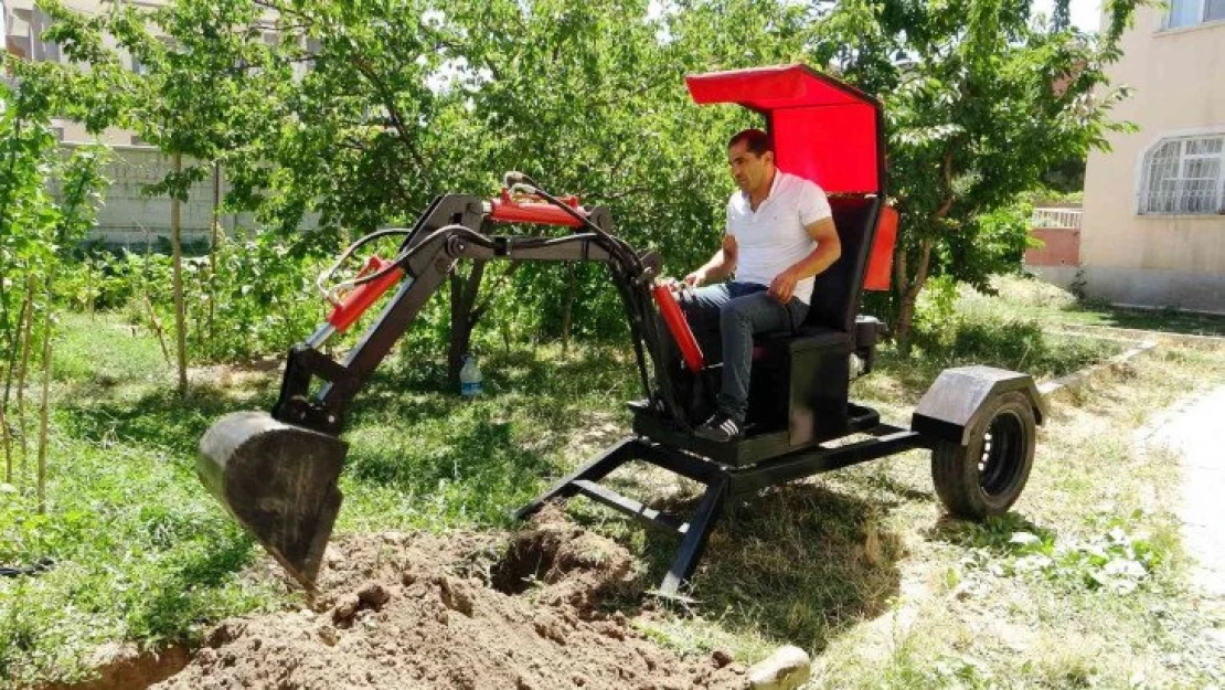 Van'da yerli tırdan sonra yerli kepçe de üretildi