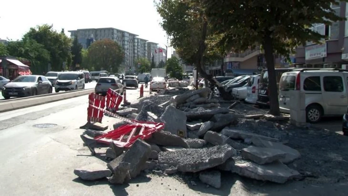 Vatandaşlardan İBB'ye 'kaldırım' tepkisi: 'Ne amaçla yapılıyor bilmiyoruz'