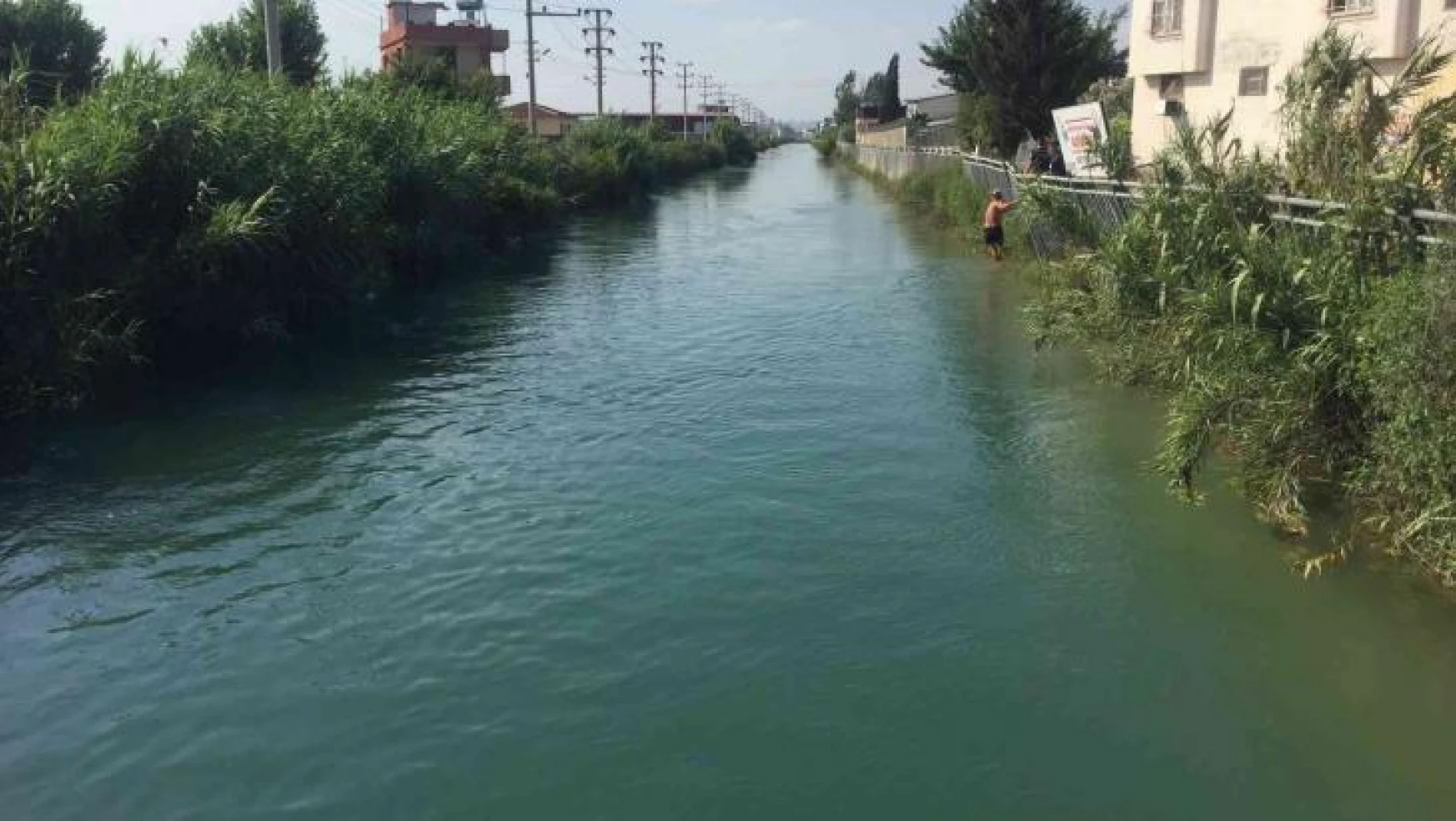 Adana'da sulama kanalına giren bir kişi kayboldu
