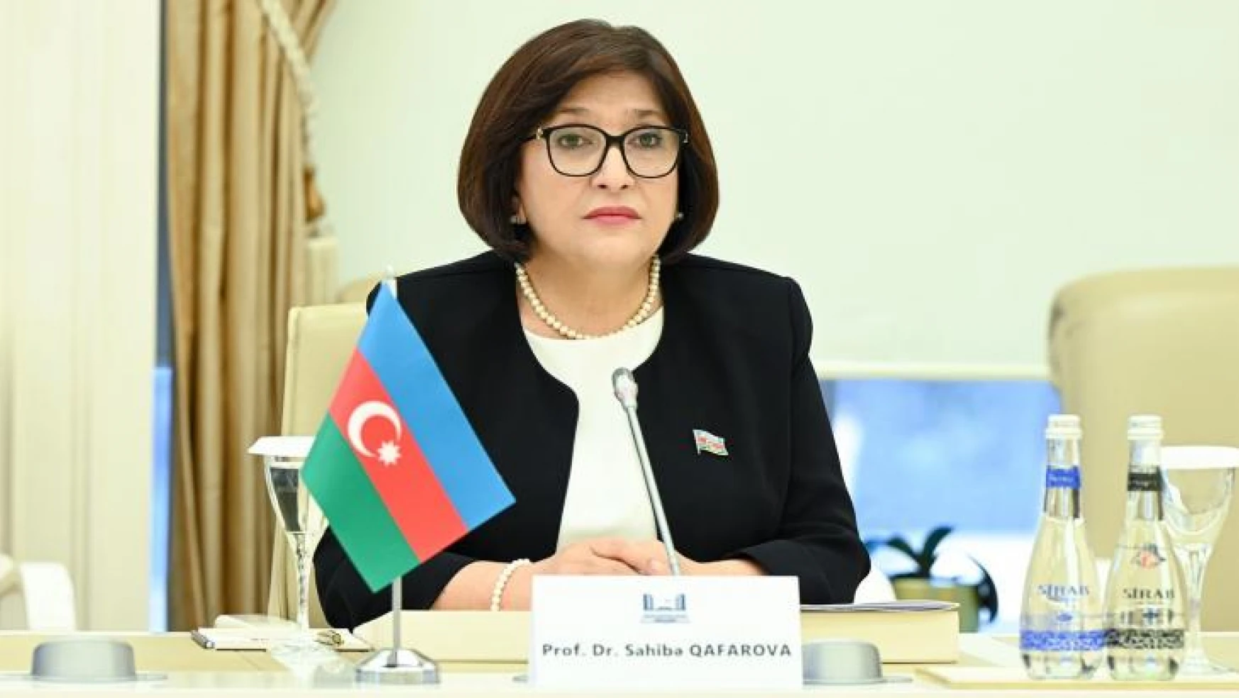 Aile ve Sosyal Hizmetler Bakanı Yanık, Azerbaycan Milli Meclis Başkanı Gafarova ile görüştü