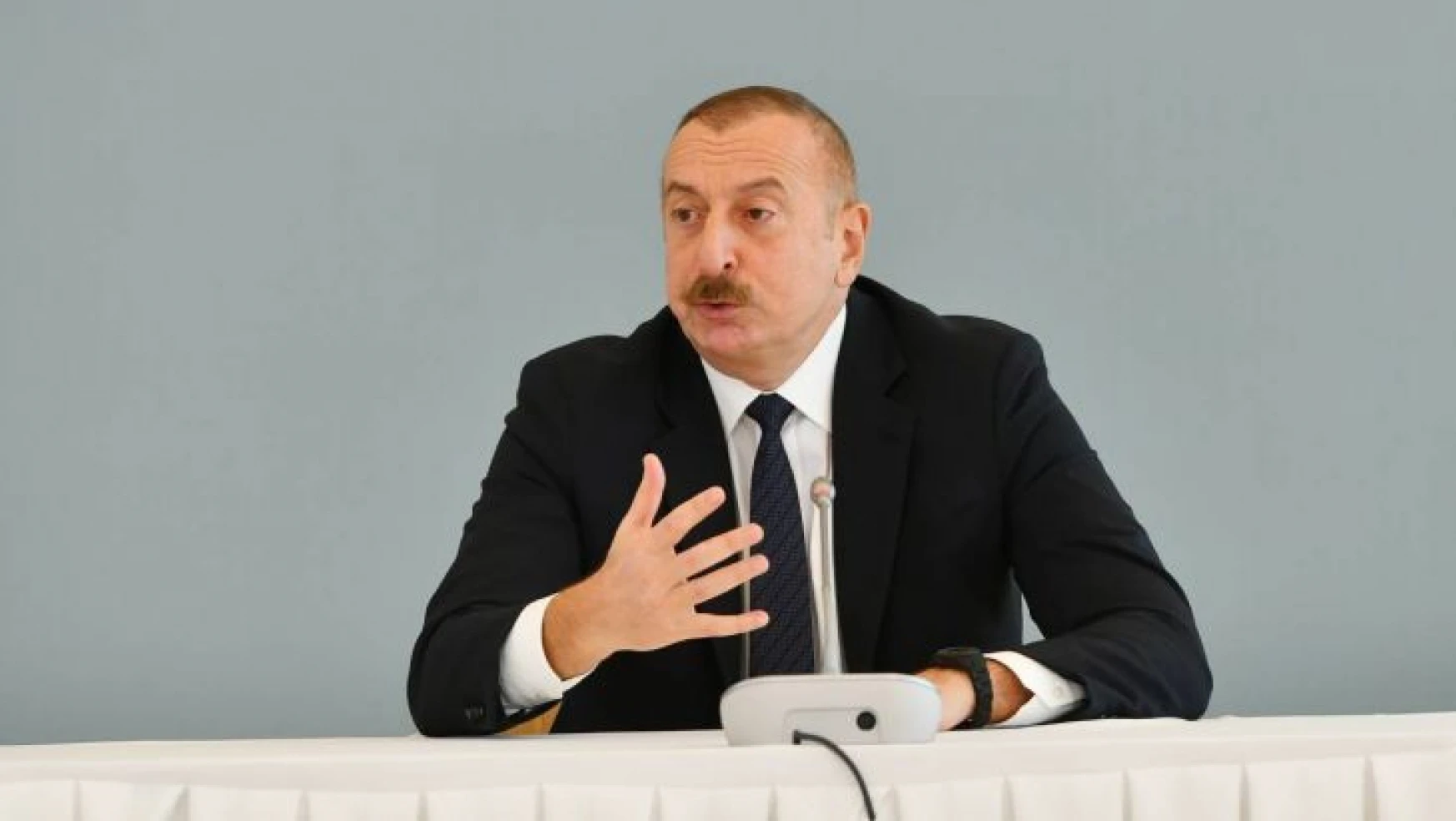 Aliyev: 'Cumhurbaşkanı Recep Tayyip Erdoğan ile imzaladığımız Şuşa Beyannamesi, kardeşliğimizin ve işbirliğimizin açık bir örneğidir'