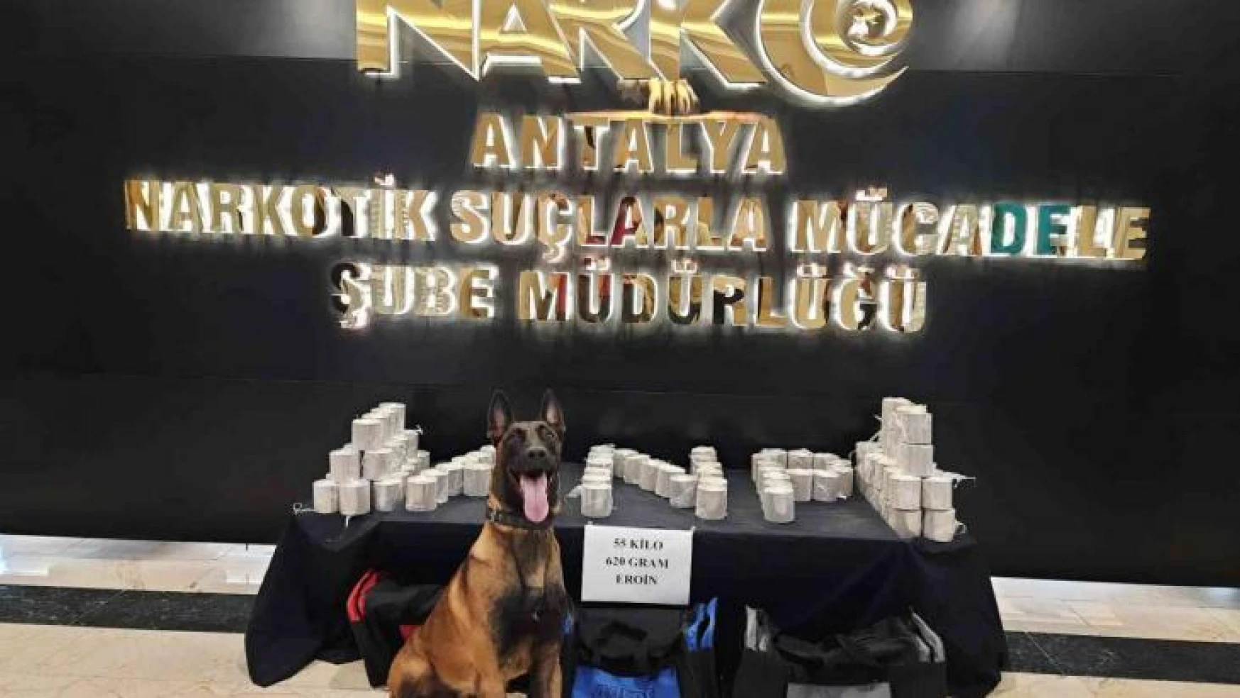 Antalya'da bir TIR'da 50 kilo uyuşturucu ele geçirildi