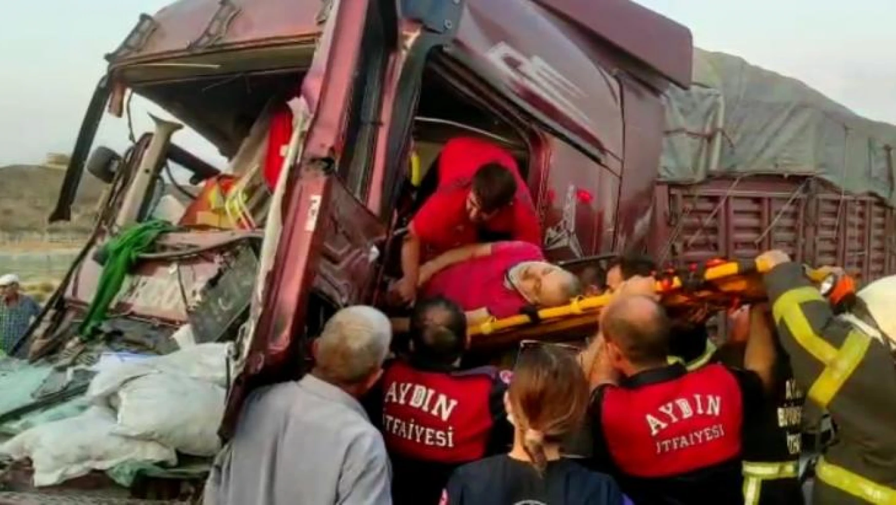 Aydın'da trafik kazası: 1'i ağır 4 yaralı