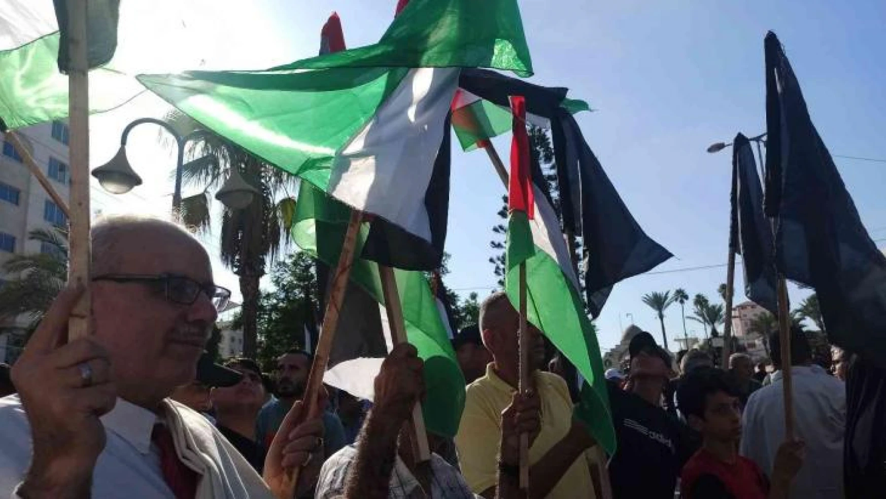 Biden Filistin ziyareti Gazze'de protesto edildi