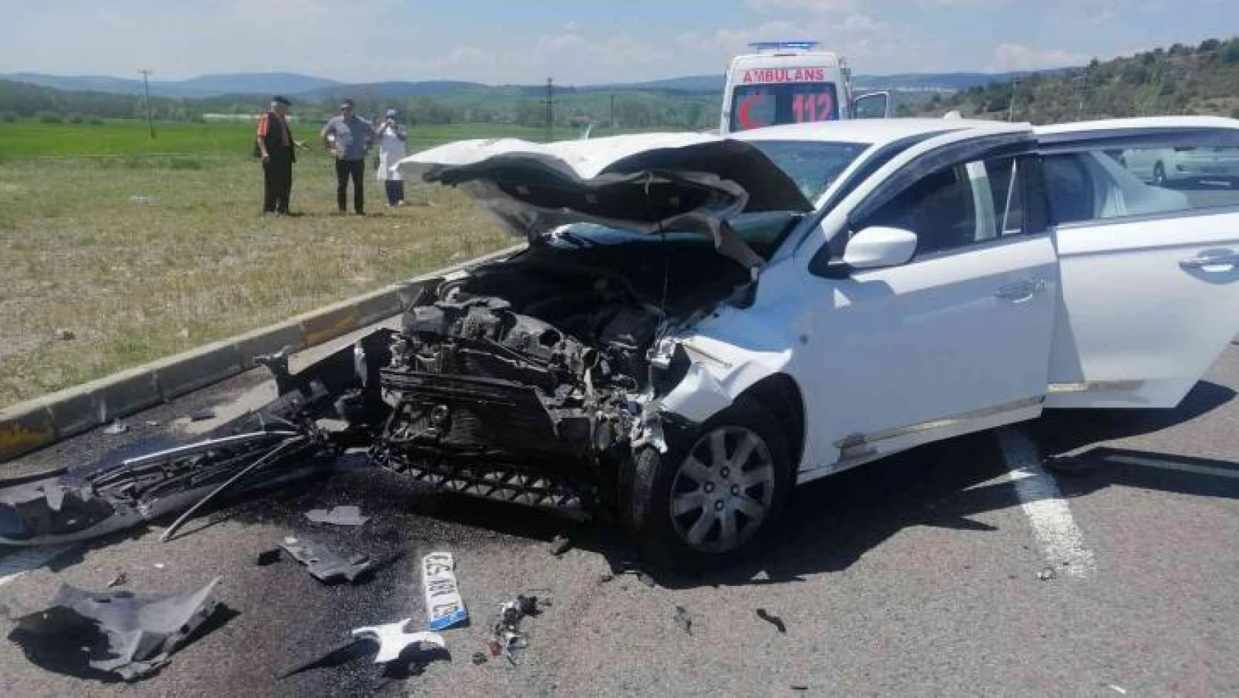 Bolu'da trafik kazası: 3 yaralı