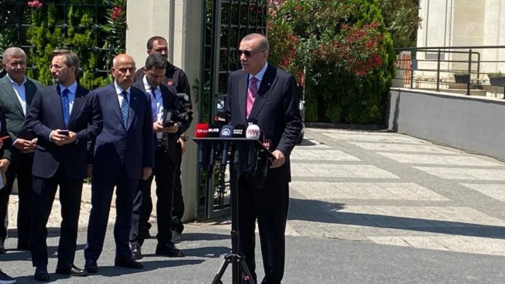 Erdoğan: 'NATO mutabakatına YPG/PYD ve FETÖ'nün girmiş olması başarıdır'