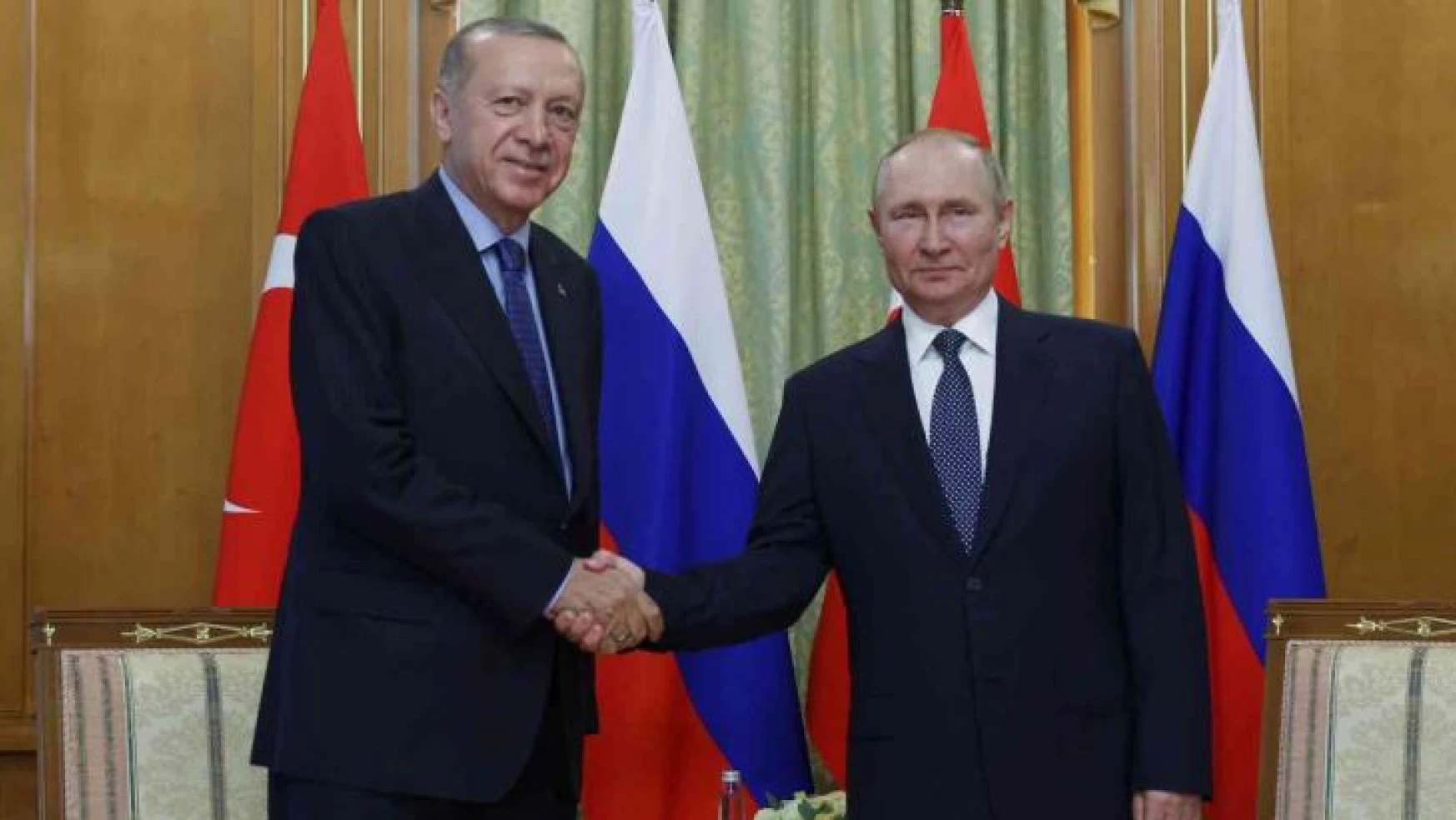 Cumhurbaşkanı Recep Tayyip Erdoğan, Rus mevkidaşı Vladimir Putin ile gerçekleştirdiği görüşmede, 'Suriye'deki gelişmeleri ele almamız rahatlama getirecek' dedi.