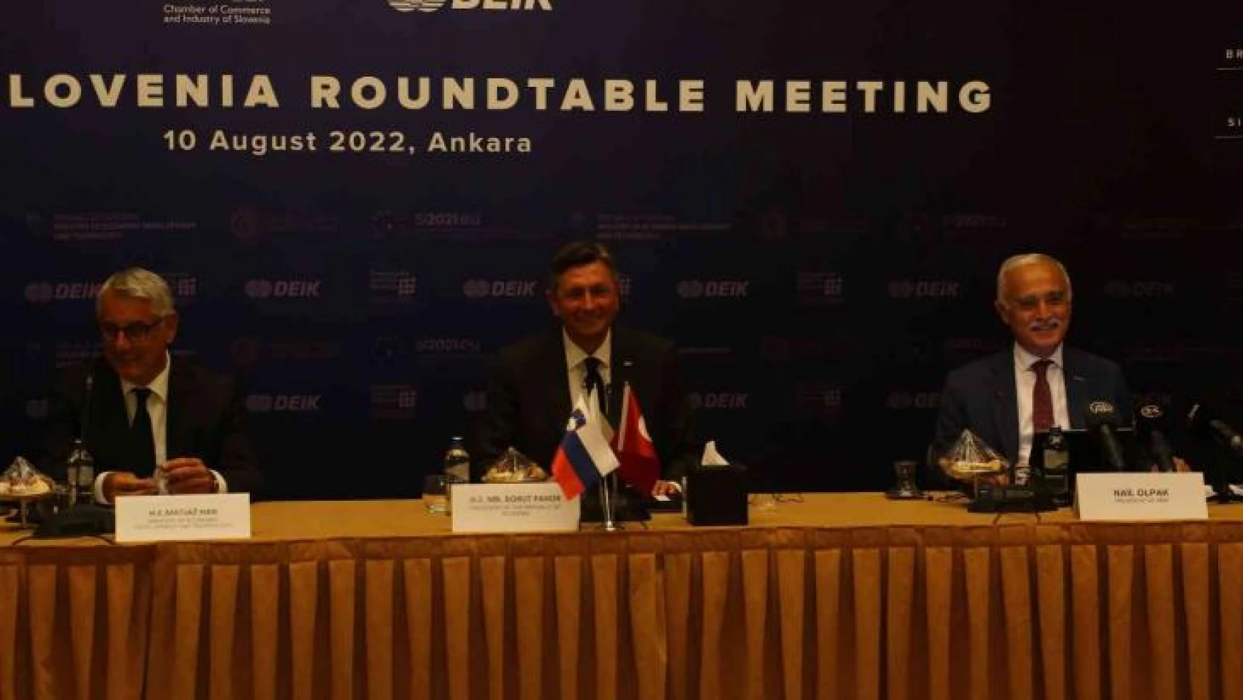 DEİK, Türkiye ve Slovenya heyetini yuvarlak masada buluşturdu