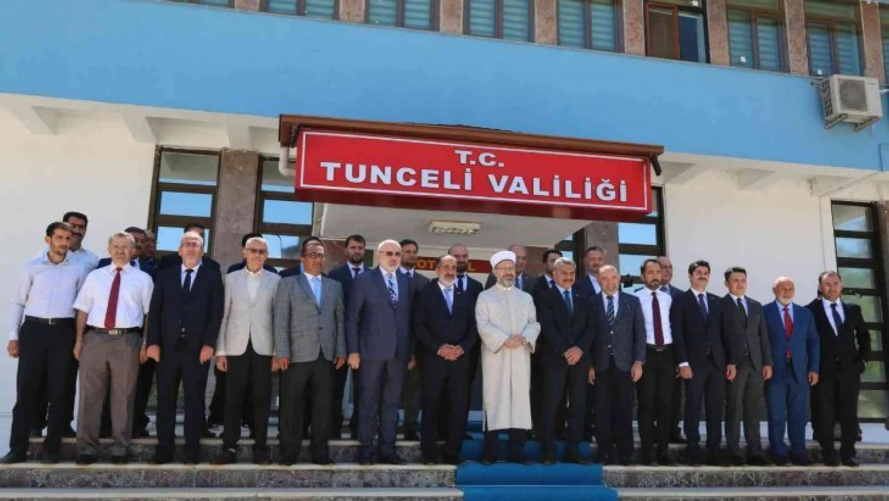 Diyanet İşleri Başkanı Prof. Dr. Ali Erbaş Tunceli'de