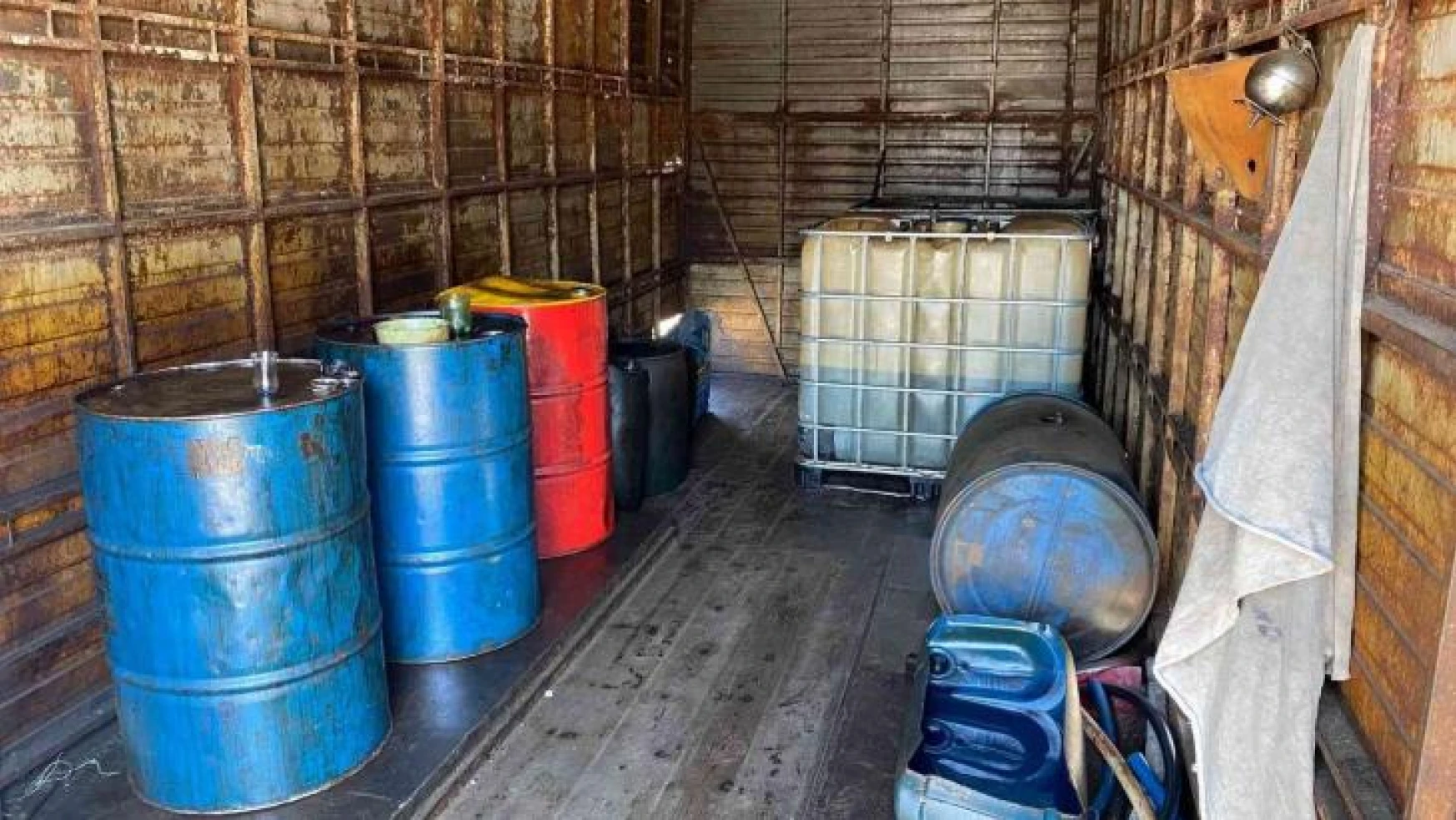 Gaziantep'te 600 litre kaçak akaryakıt ele geçirildi