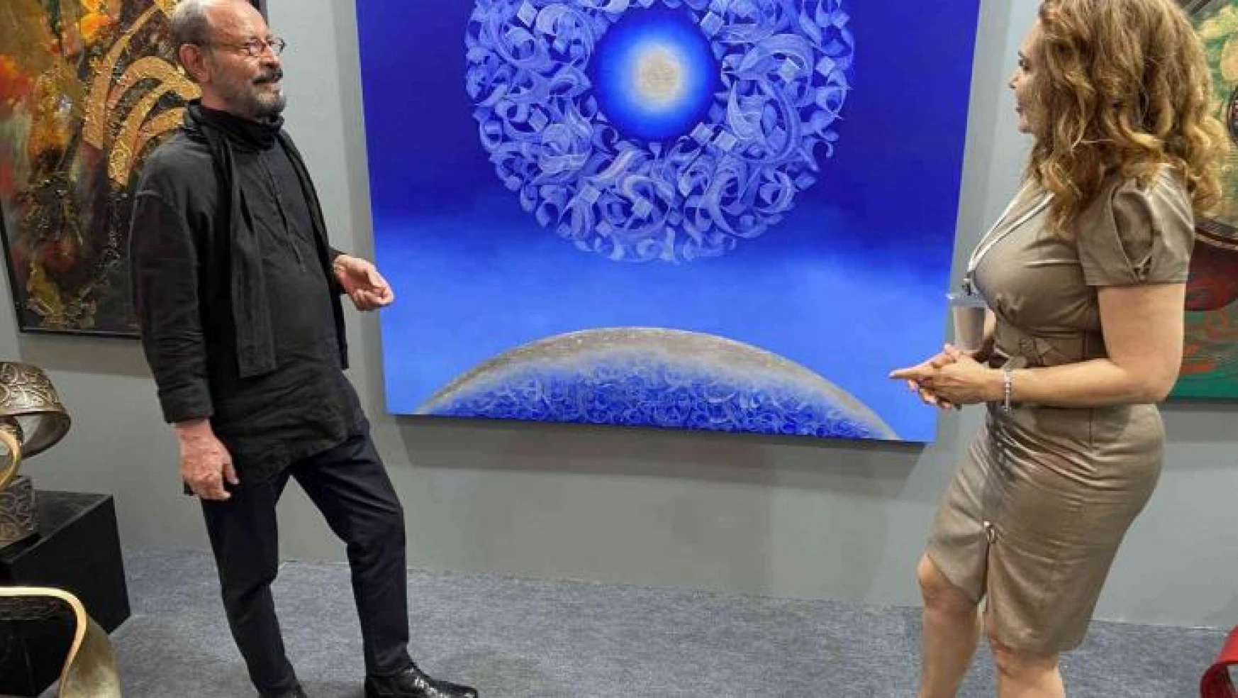 İranlı Ressam Ahmet Nejat'ın eserleri İstanbul'da sanatseverlerle buluştu