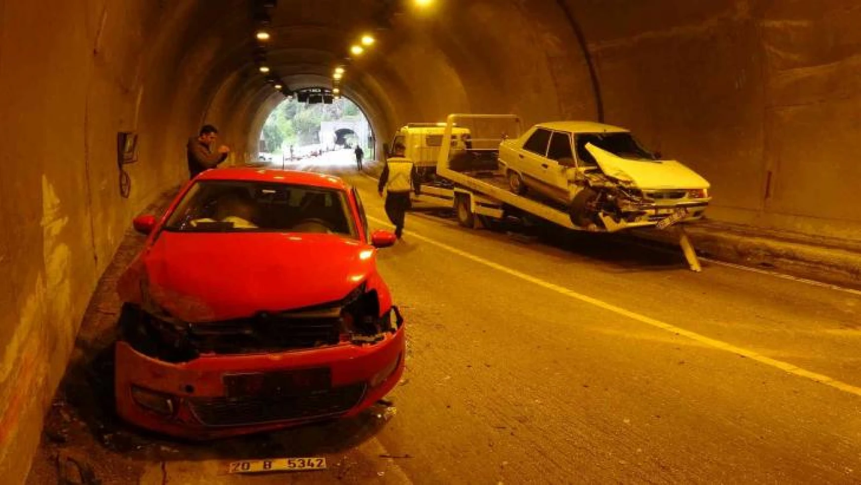 Karabük'te aynı tünelde iki ayrı kaza: 2 yaralı