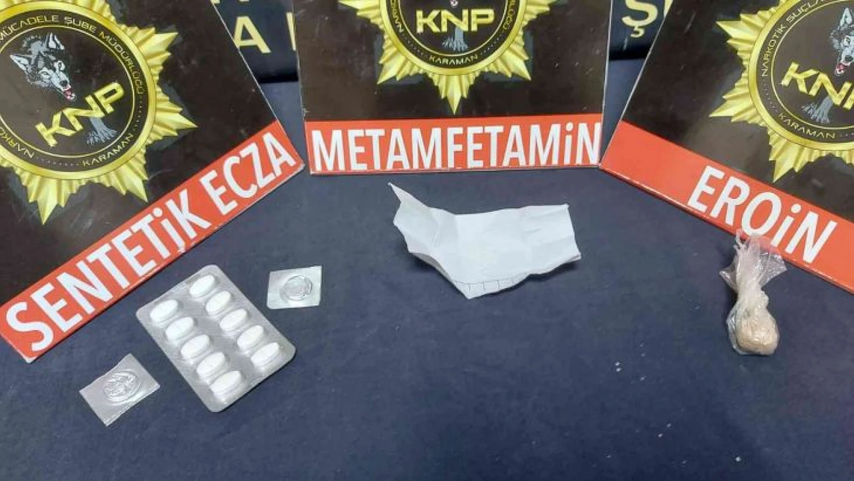 Karaman'da 1 kişi uyuşturucudan tutuklandı