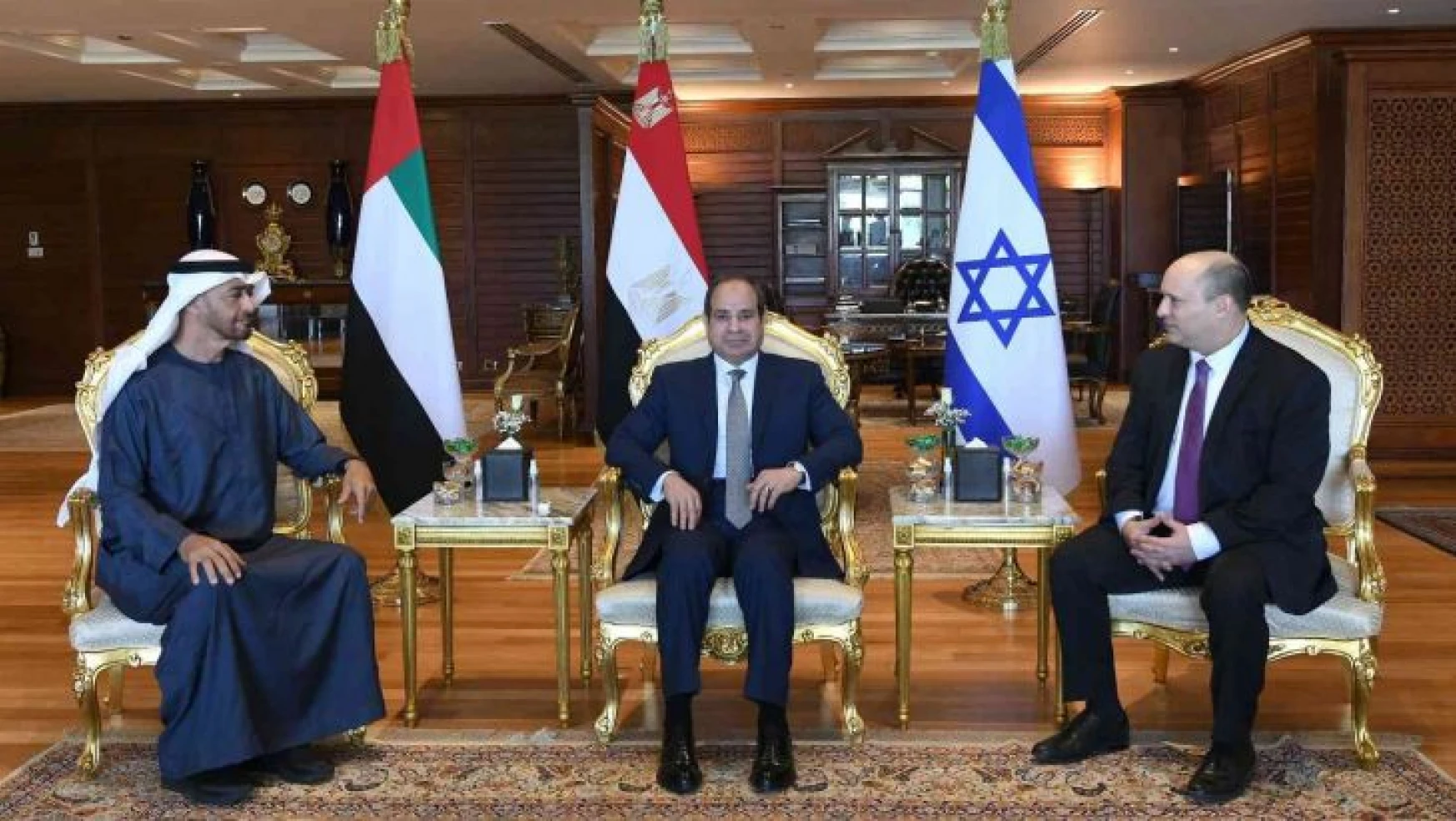Mısır, İsrail ve BAE'den üçlü zirve