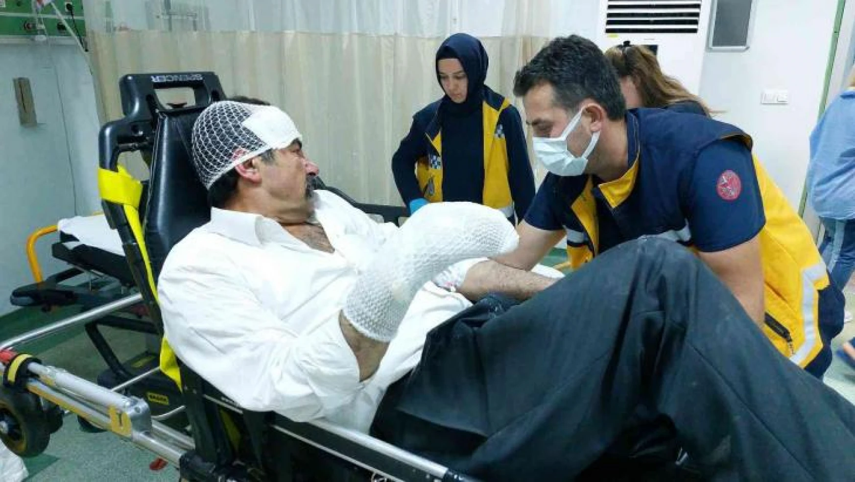 Samsun'da tüpün parlamasıyla alevler içinde kalan şahıs yaralandı